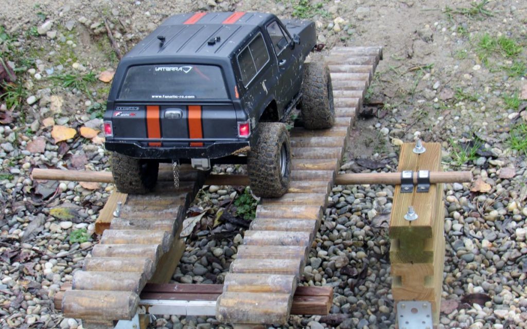 Véhicule radiocommandé noir RC Scale-Crawler