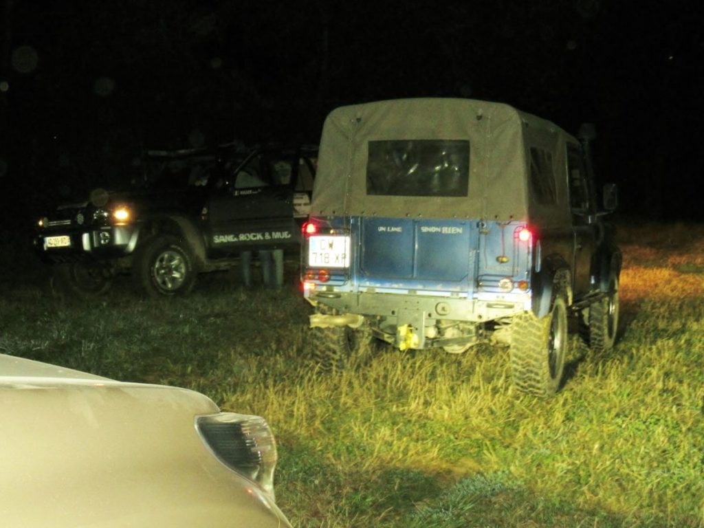 Photo nocturne 4x4 club Steinbourg