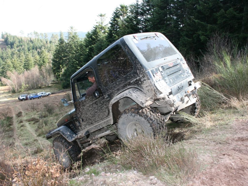 4x4 en descente club Vallée de la Zorn